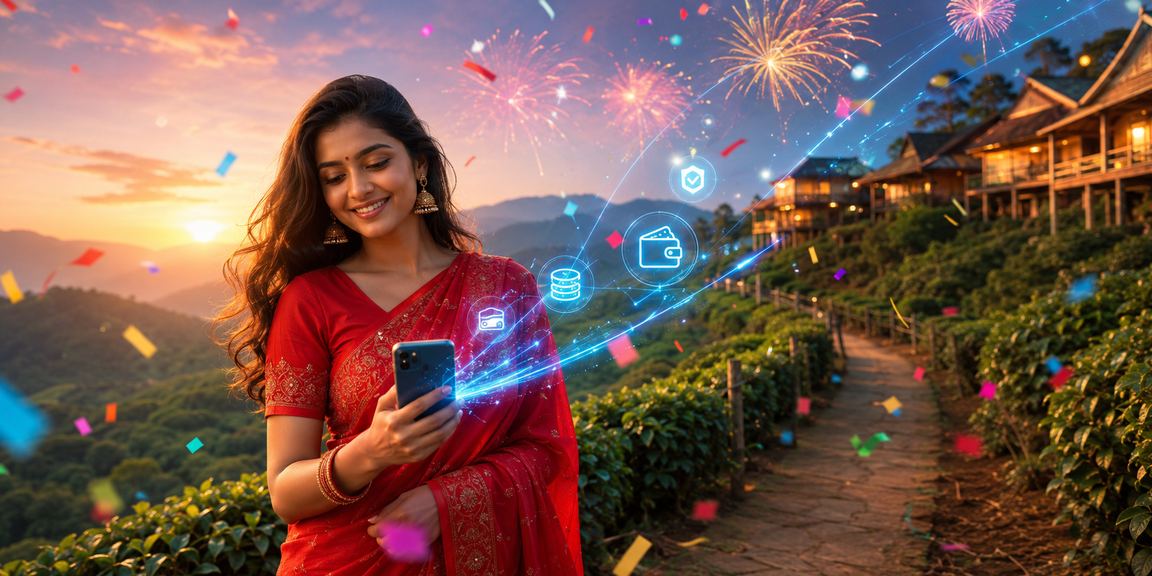 বান্দরবানে মোবাইলে টাকা জমা দেওয়ার দৃশ্য