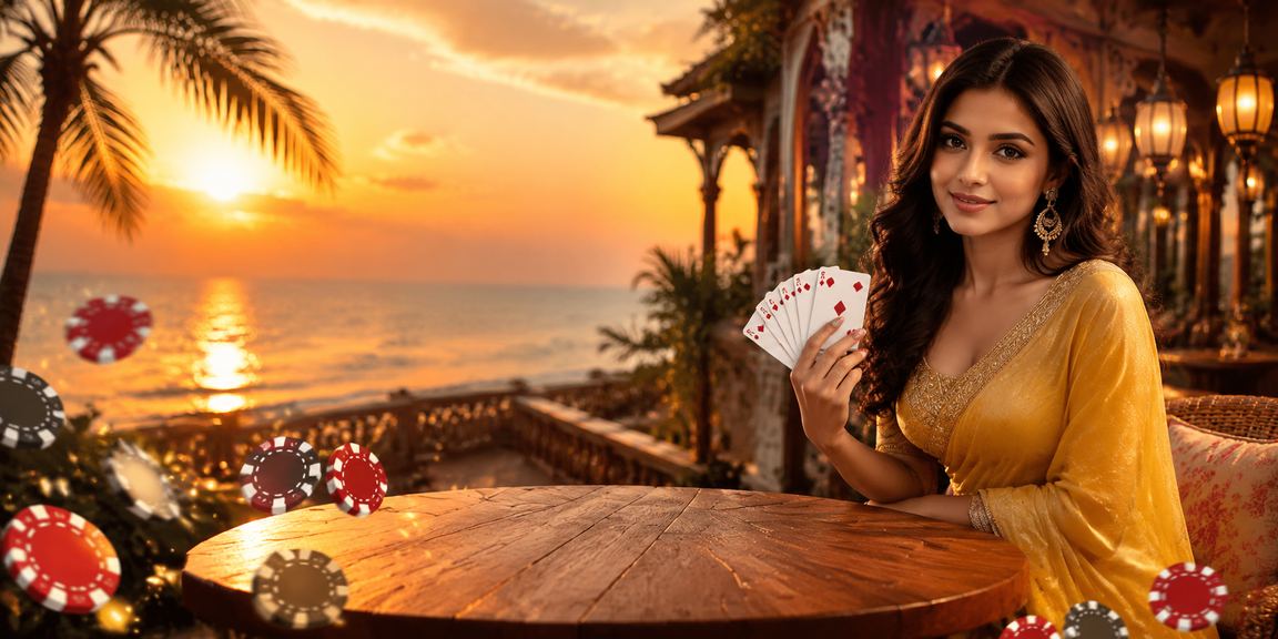 A scene of people enjoying Teen Patti card games on the Cox's Bazar sea beach